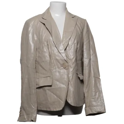 Blazer (Beige) de Milano Italy Lin, Polyester