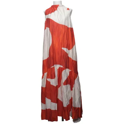 Maxi jurk (Rood, Wit) van H&M Viscose, Polyester