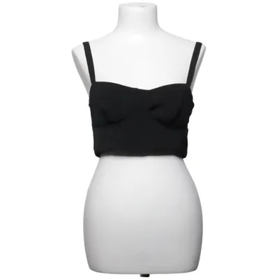 Crop top (Zwart) van XLE Polyester