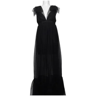 Maxikjole (Sort) fra COS Elastan, Polyamid, Polyester, Viscose