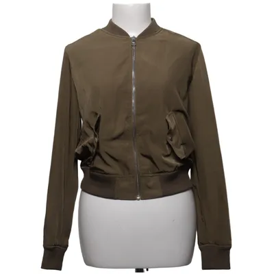 Bomber jacket (Green) from Bershka Premium Outerwear Polyester