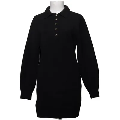 Jurk (Zwart) van H&M Polyester, Acryl, Polyamide, Wol