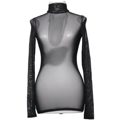 Top (Sort) fra Gina Tricot Elastan, Polyamid