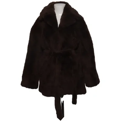 Vinterkappa (Brun) från H&M Viskos, Ull