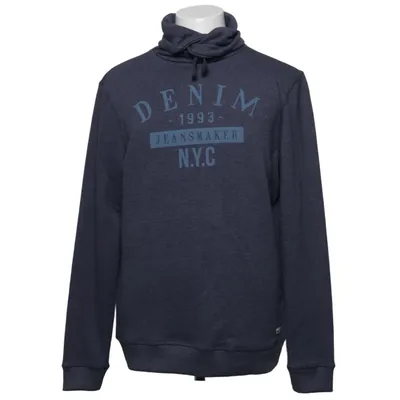 Sweat à capuche (Bleu) de Jefferson Coton, Polyester