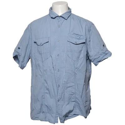 Chemise à manches courtes (Bleu) de Redwood Outdoor Sportswear Coton