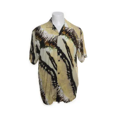 Short sleeve shirt (Yellow, Multicolored) from Pull & Bear STWD Viscose