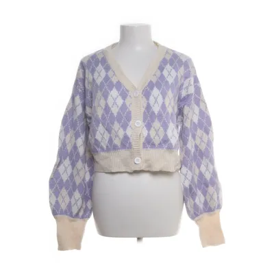 Cardigan (Lilla, Hvid) fra Belle Poque Akryl, Polyester