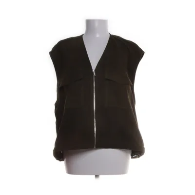 Lædervest (Grøn) fra Massimo Dutti Læder, Polyester