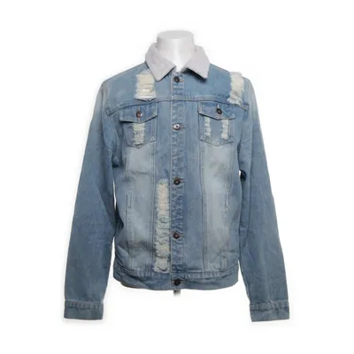 Denim jacket (Blue, White) from Liquor N Poker Cotton