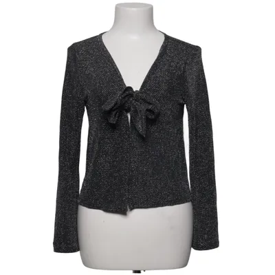 Cardigan (Zwart, Zilver) van Nicoli Elastaan, Metallvezel, Polyester