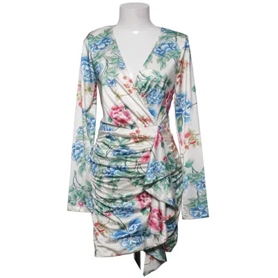 Dress (White, Multicolored) from Guess Elastane, Polyester