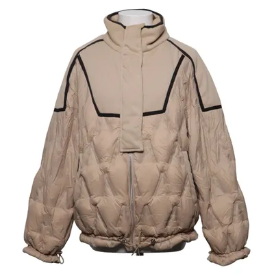 Dunjakke (Beige, Sort) fra YAS Dun, Fjer, Polyamid