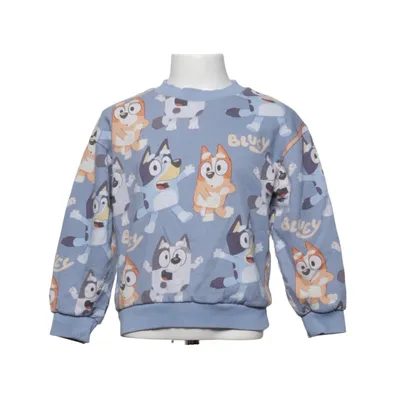 Sweatshirt (Blauw, Meerkleurig) van H&M Katoen, Polyester