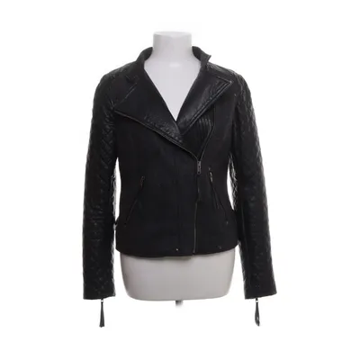 Bikerjakke (Sort) fra Nü by Staff-Woman Polyester, Læder