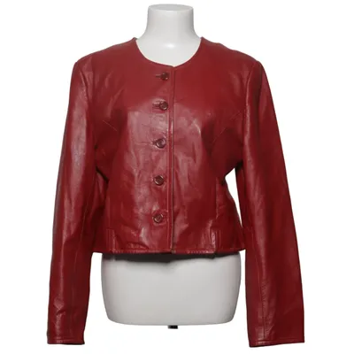 Veste en cuir (Rouge) de Leather Legend Cuir