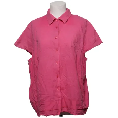 Short sleeve shirt (Pink) from Christopher & Banks Cotton