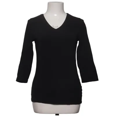 Lange mouwen shirt (Zwart) van Lawrence Grey Katoen, Elastaan