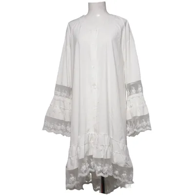 Dress (White) from Zanzea Collection Elastane, Polyester