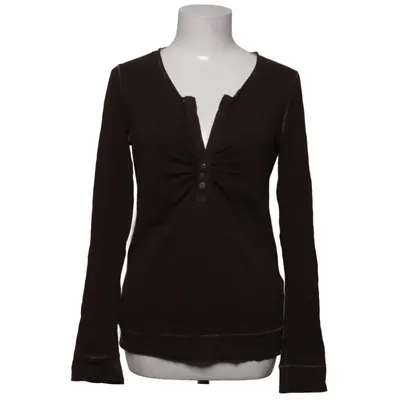 Henley T-shirt (Brun) fra Fornarina Bomuld, Elastan