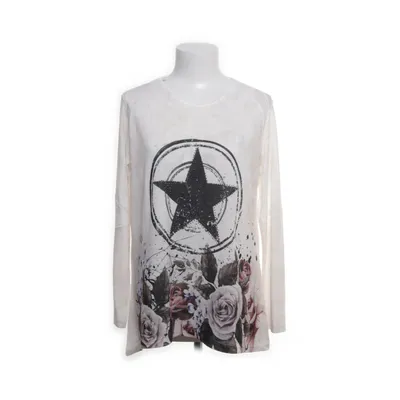 Sweater (White, Gray, Multicolored) from Monaco Blue Acrylic, Elastane