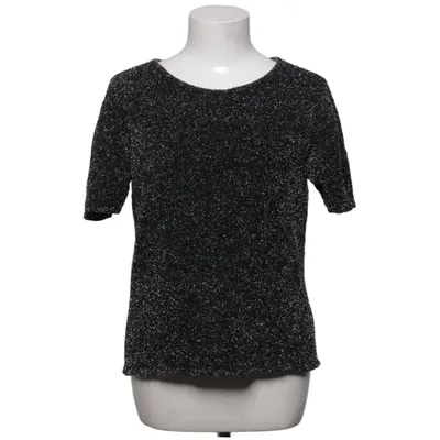 Haut (Noir, Argent) de Dana Buchman Fibre métallique, Polyamide, Viscose