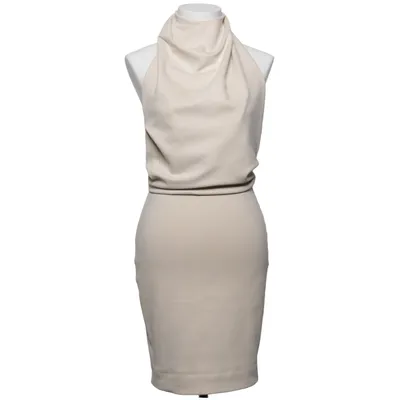 Halterneck-kjole (Beige) fra House of CB