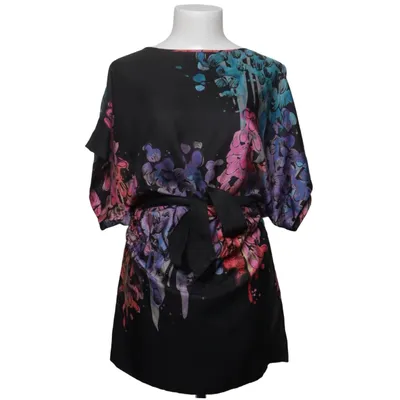 Robe (Noir, Multicolore) de Warehouse Soie