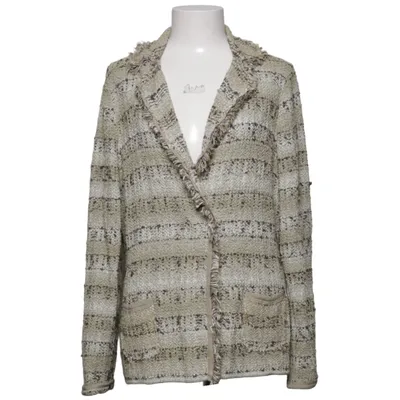 Cardigan (Beige, Multicolored) from Bruno Manetti Cotton, Polyamide, Viscose