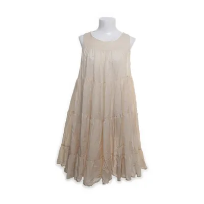 Jurk (Beige) van Ottod'Ame Katoen