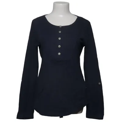 Henley shirt (Blauw) van Sebago Katoen