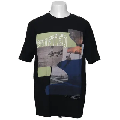 T-shirt (Noir, Multicolore) de Tom Tailor Denim Coton