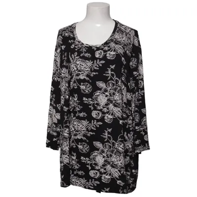 Top (Black, White) from Amalia Elastane, Viscose