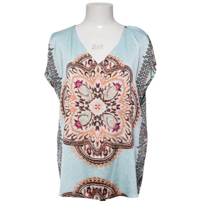 Top (Blauw, Meerkleurig) van Comma Polyester