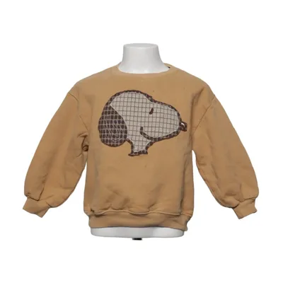 Collegetröja (Brun) från Zara x Peanuts Bomull, Elastan