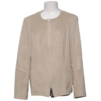 Jacket (Beige) from Yorn Elastane, Polyester