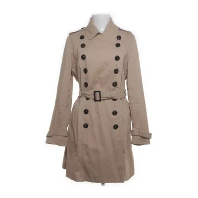 Trenchcoat (Beige) van Mango Suit Acetaat, Katoen, Elastaan, Polyester
