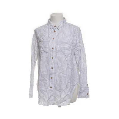 Chemise (Blanc, Bleu) de Paul Costelloe Coton, Lin