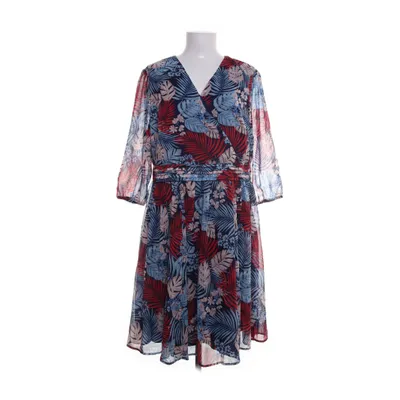Dress (Blue, Red, Multicolored) from Laura Kent Polyester, Fur