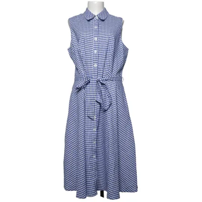 Skjortklänning (Blå, Vit) från Be Bomull, Linne, Polyester