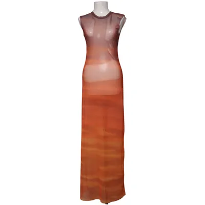 Beach dress (Orange, Brown) from NA-KD Elastane, Polyester
