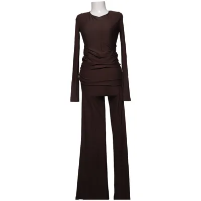 Jumpsuit (Braun) von By o la la..! Elasthan, Modal