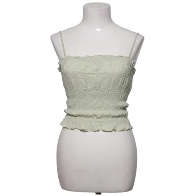 Crop top (Grøn) fra Bik Bok Bomuld, Elastan, Polyamid