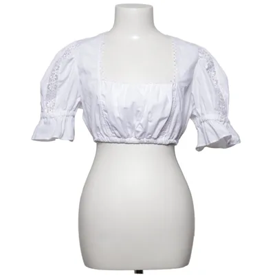 Dirndlblus (Vit) från Landhaus Bomull, Polyester