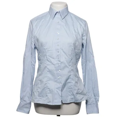 Shirt (Blue) from The Shirt Factory Cotton