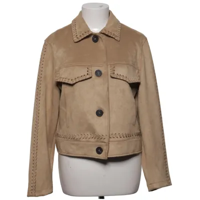 Jakke (Beige) fra Zara Elastan, Polyester