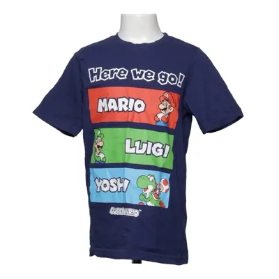 T-shirt (Blå, Flerfarvet) fra Super Mario Bomuld