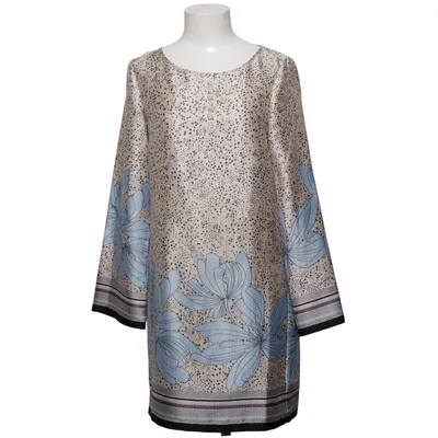 Kjole (Beige, Blå, Sort, Flerfarvet) fra Sisley