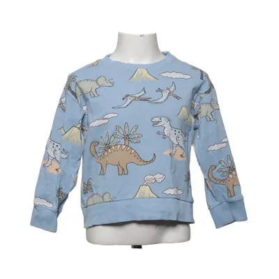 Sweatshirt (Blå, Flerfarvet) fra Lindex Bomuld, Elastan
