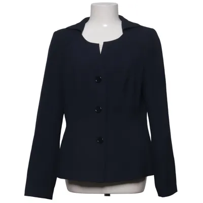 Blazer (Blue) from Singh Madan Elastane, Polyester, Viscose